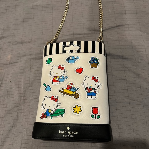 Kate Spade Hello Kitty White and Black Bag - Picture 1 of 1